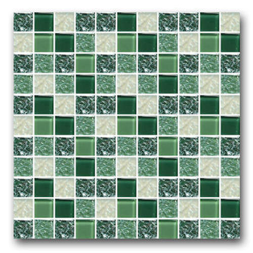 Green glass mosaic tiles 2021
